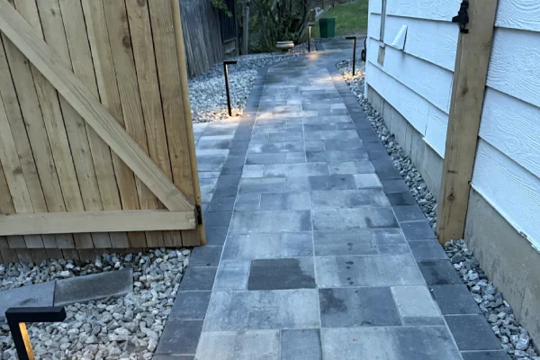 paver walkway installation in parker co